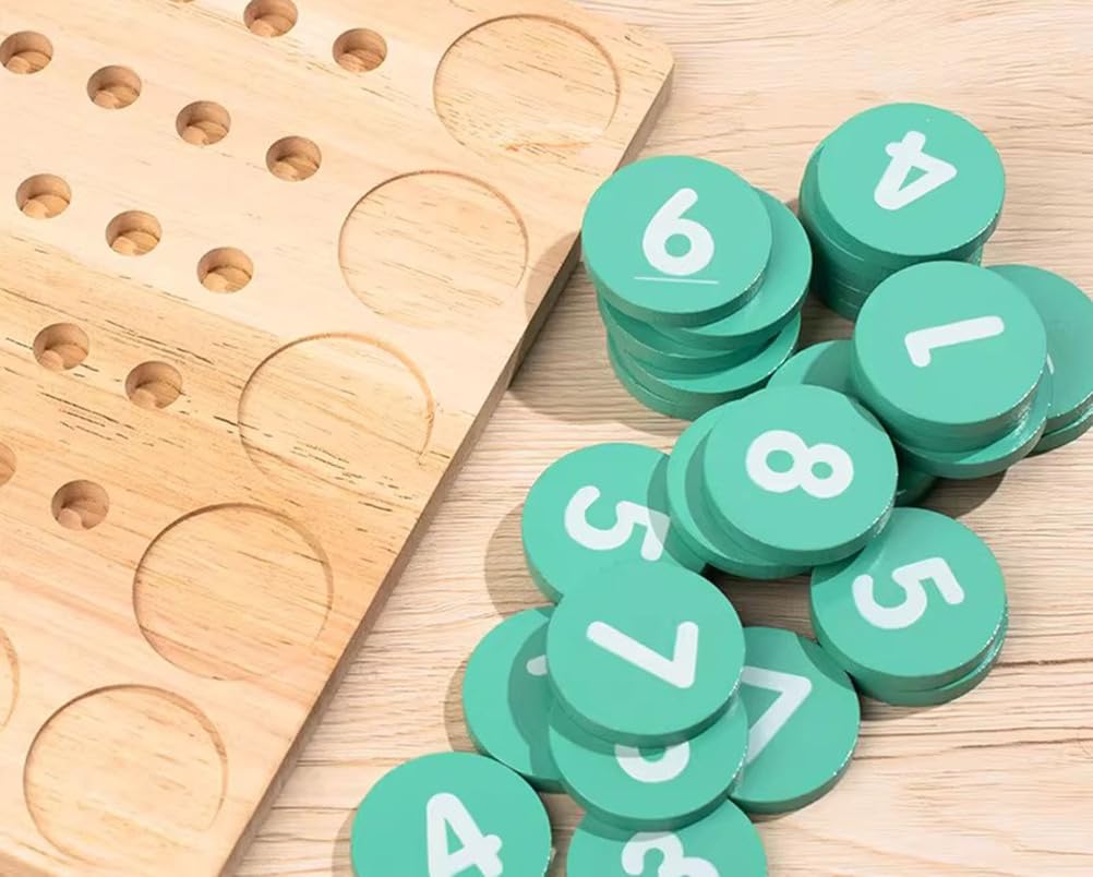 Montessori 10-ramkowy licznik matematyczny, prezent edukacyjny do szkoły domowej i zabawy w klasie