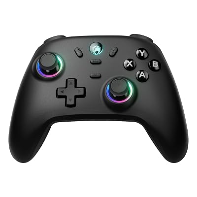 ECHTPower Wireless PC Gaming Controller - Hall Effect Joysti - best pc gaming controller