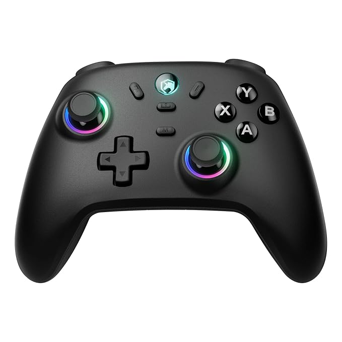 ECHTPower Game Controller for PC - Hall Effect Joystick, 2.4G & Wired 1000Hz Polling Rate, 800mAh Battery, Adjustable Turbo/Vibration - for PC/Switch/iOS/Android