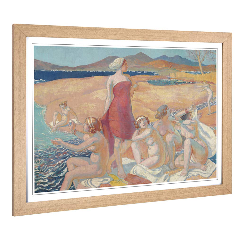 Big Box Art Framed Print of Maurice Denis The Awakening of Ulysses Design | Wall Art Picture | Home Decor for Kitchen, Living Room, Bedroom, Hallway, Oak, A2 / 24.5x18 Inch / 62x45cm
