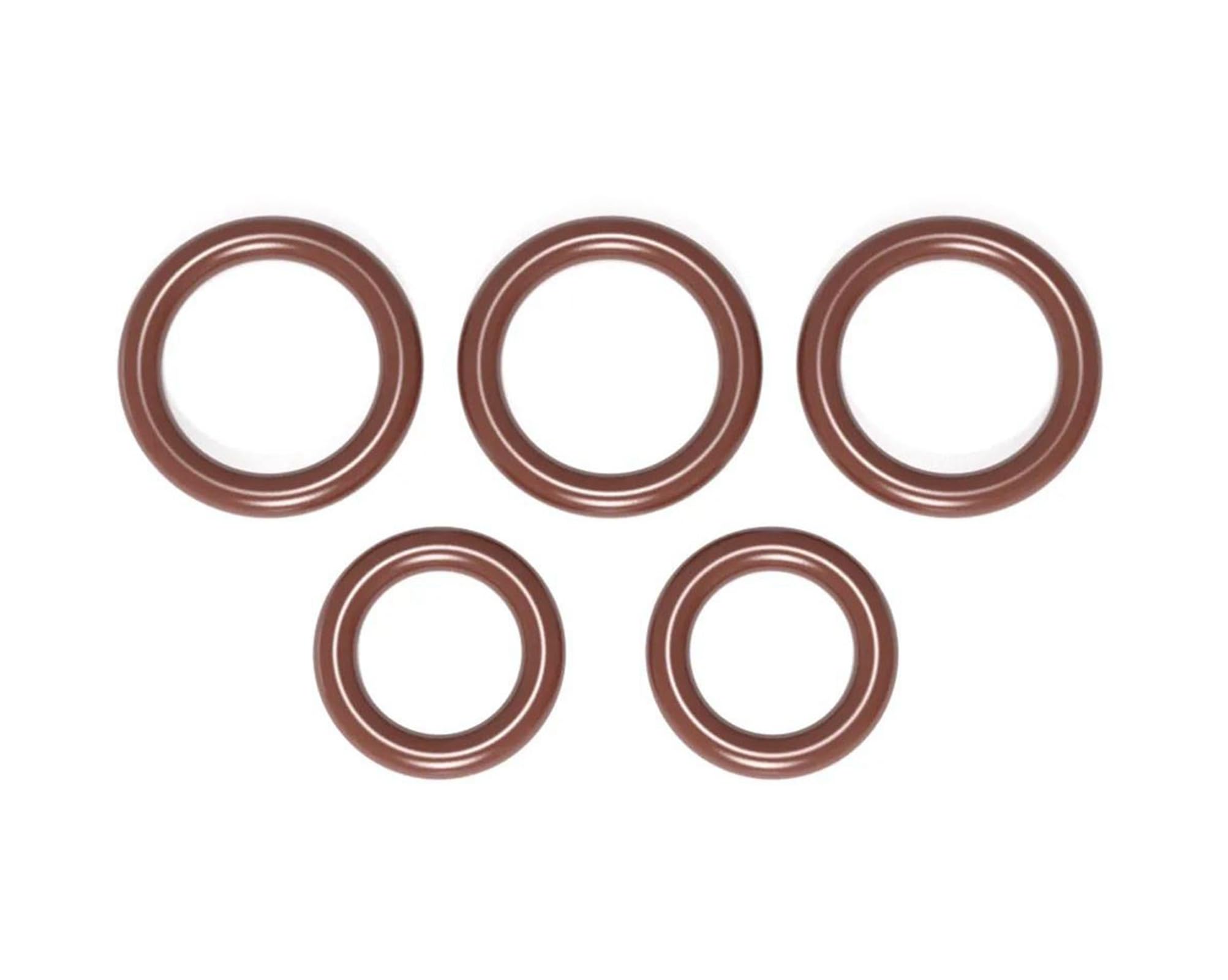 1 Pcs di O-ring in gomma fluorurata, 670mm di diametro esterno 650mm di diametro interno 10mm di larghezza, guarnizione di tenuta VMQ, Marrone