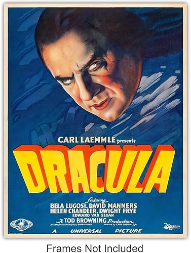 Miniatura 3 de Juego de póster vintage de película de terror de 11 x 14 pulgadas, impresión artística de película para cueva de hombre, habitación de adolescentes,