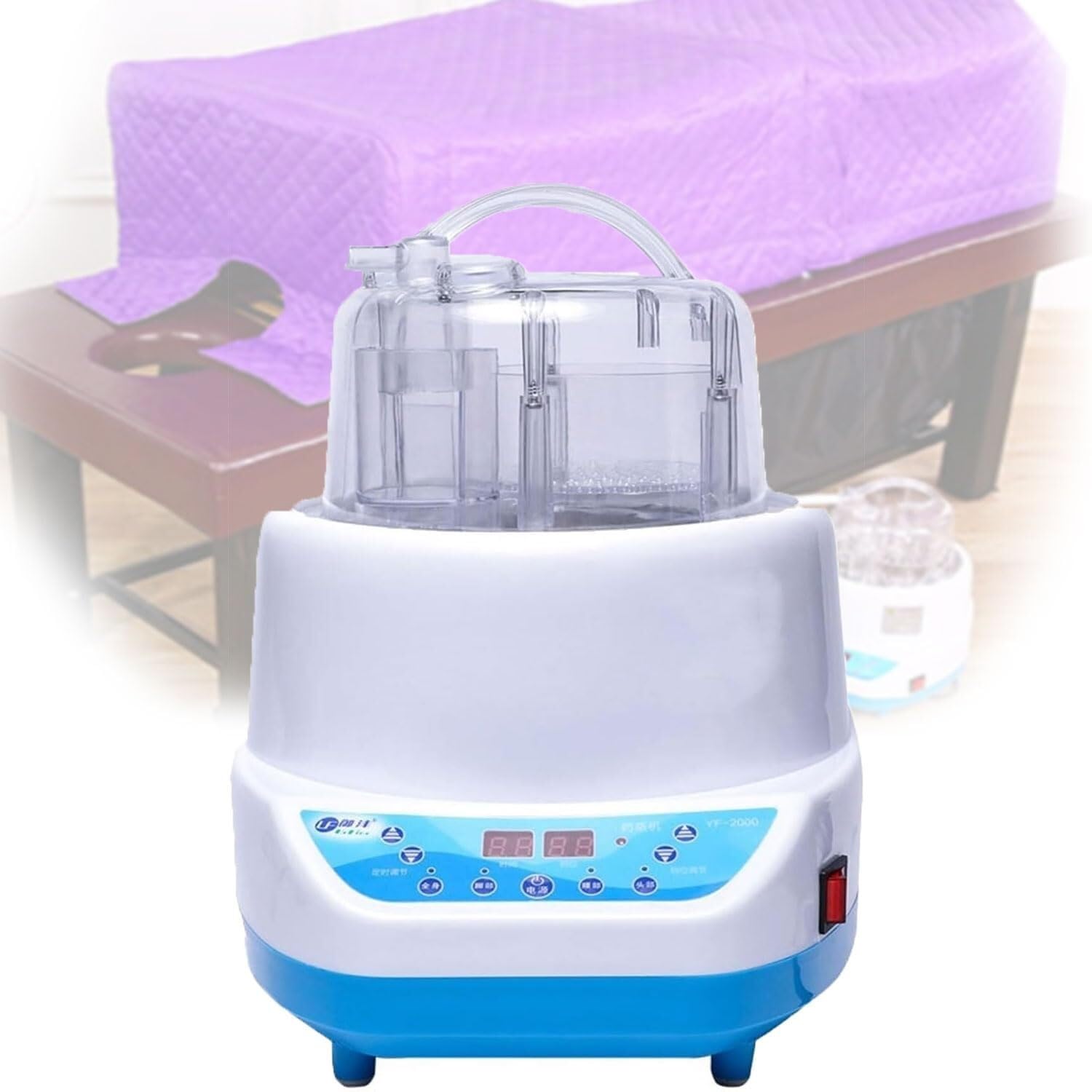 Pot à vapeur pour sauna avec télécommande et médecine de cuisine