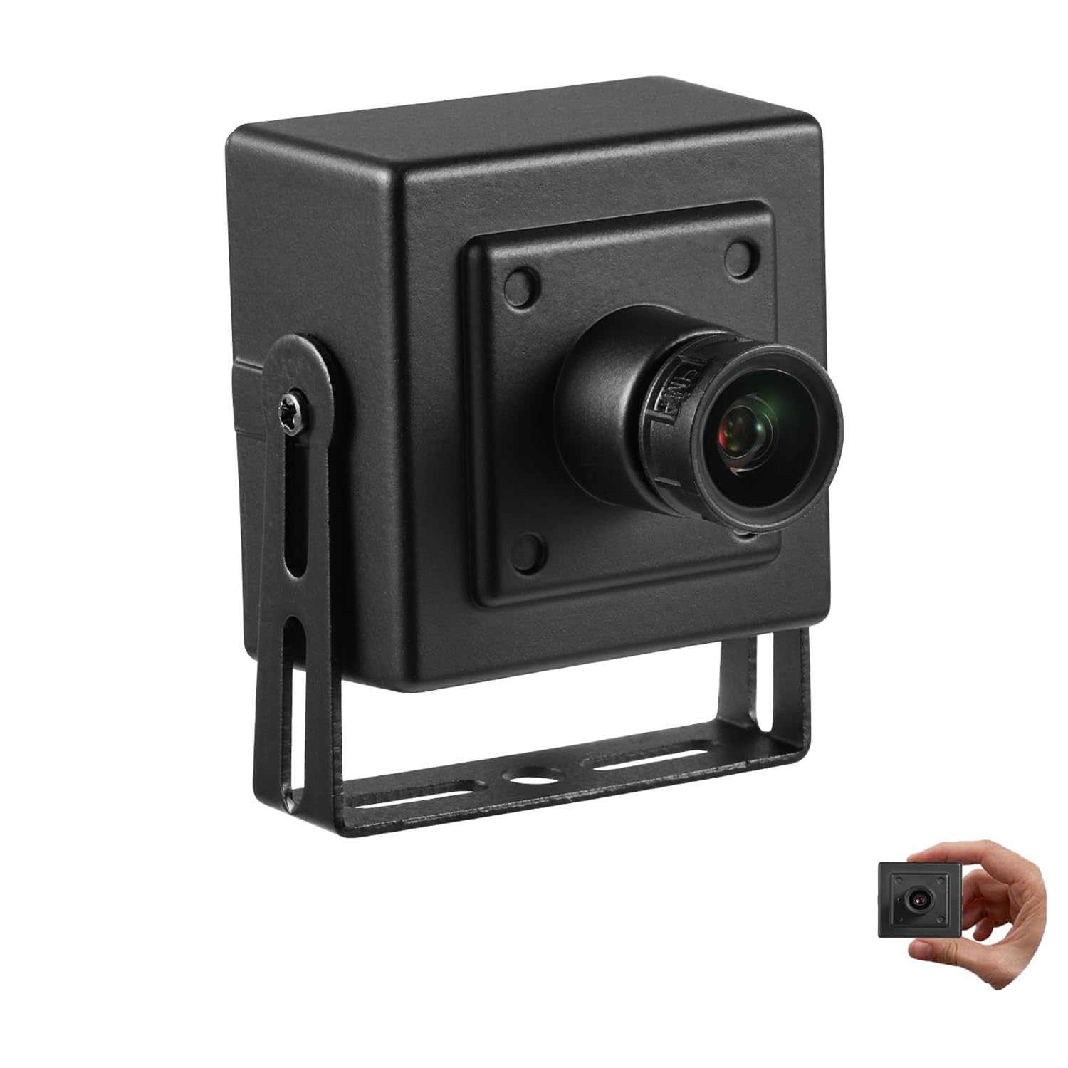 HD 5MP POE Starlight IP Camera Mini,4mm Lens Small Full Color Night Indoor Security Camera,P2P CCTV Video IP POE H.265 Motion Detection (I706-P-FC-HS Black)