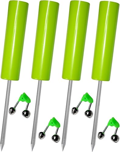 Soporte para caña de pescar, paquete de 4 soportes para caña de pescar, soportes para caña de pescar para pesca bancaria, soporte de playa de PVC