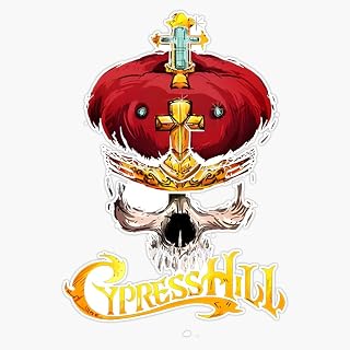 CYPRESS HILL CROWN Window Water Bottle Bumper Sticker Decal 5"