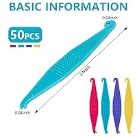 Vista 2 de SenseYo Herramienta de banda de goma dental, 50 piezas de llaves elásticas dentales coloridas para ortodoncia