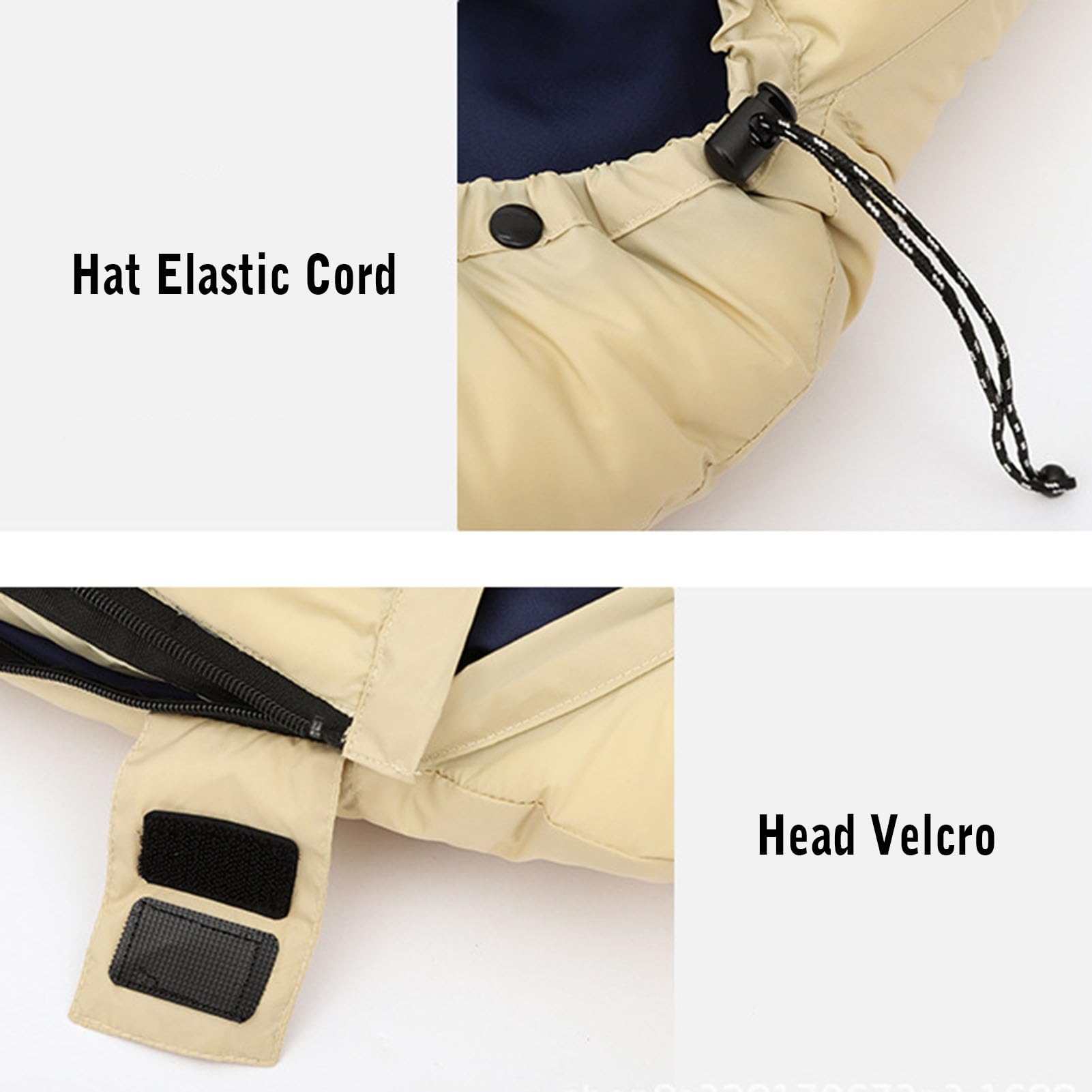 Saco de Dormir for Acampar, Sacos de Dormir livianos y portátiles con Orificios for los Brazos y Almohada Que se Pueden unir for Dos Personas, Impermeable y cálido, Adecuado for Adultos
