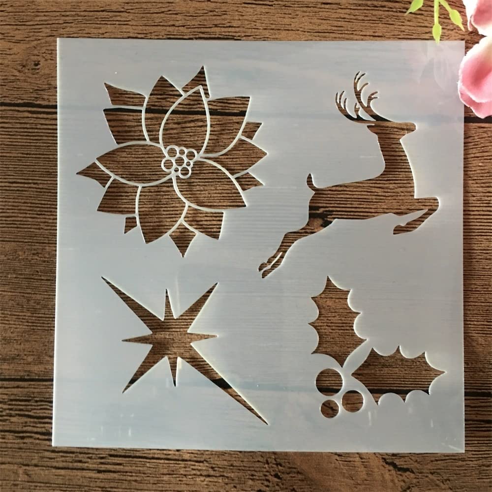Wiederverwendbare Hirsch-Mal-Schablone Aus Mylar (0,25 Mm) - Für Holz, Wände, Möbel