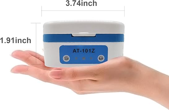 Automatic Hearing Aid Dryer & Dehumidifier - Ultra Fast Electronic Dry Box for Hearing Amplifiers & Cochlear Implants Removes Sweat & Moisture