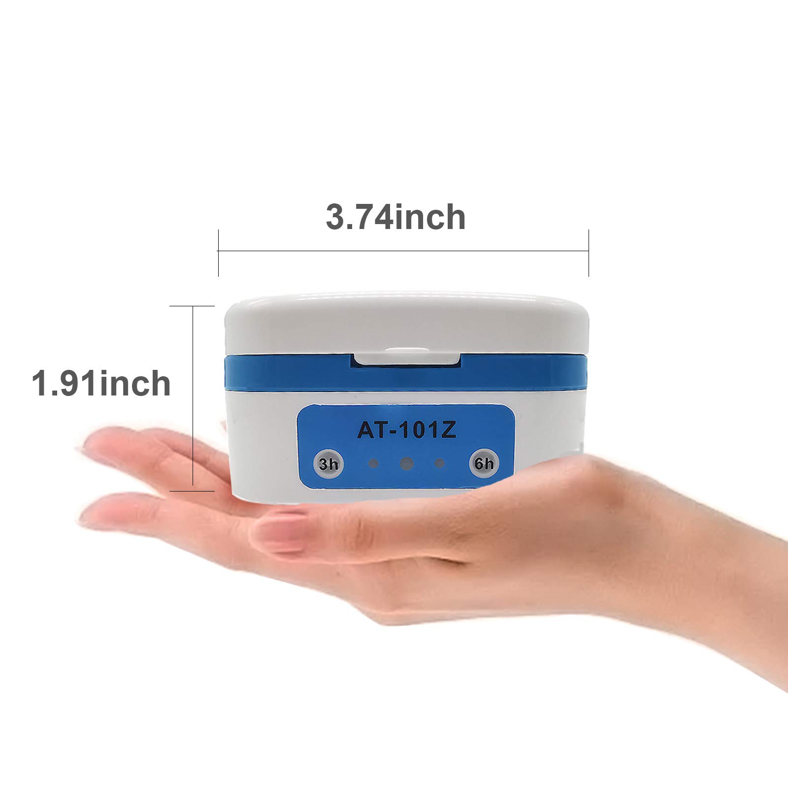 Essiccatore automatico per apparecchi acustici e deumidificatore, scatola elettronica ultra veloce per amplificatori acustici e impianti cocleari, rimuove sudore e umidità