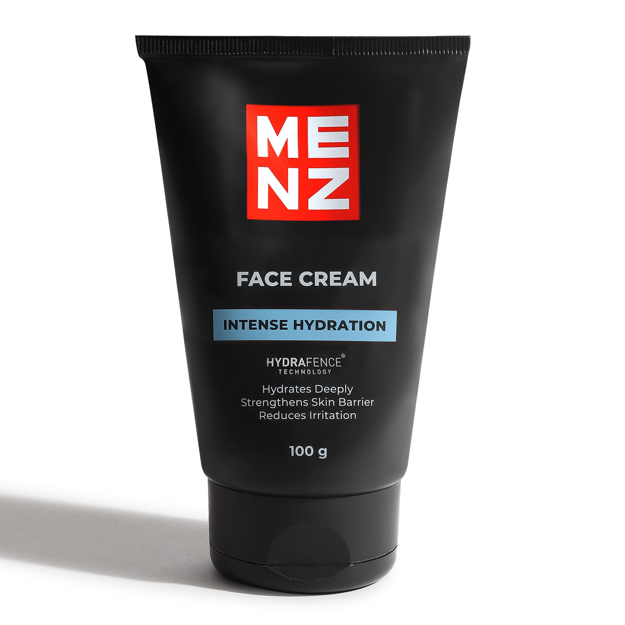 MENZ Face Cream For Men Made By Hydrafence Technology | Hydrates Deeply | Strenthens Skin Barrier | Reduces Irritation - 100Gm (Intense Hydration)