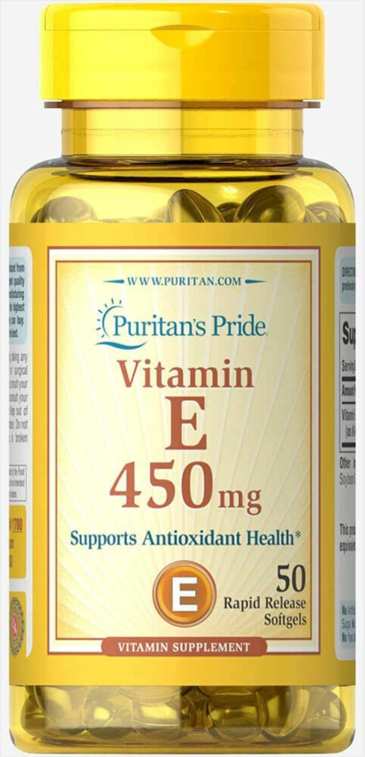 Natural Vitamin E Softgel, 1000IU