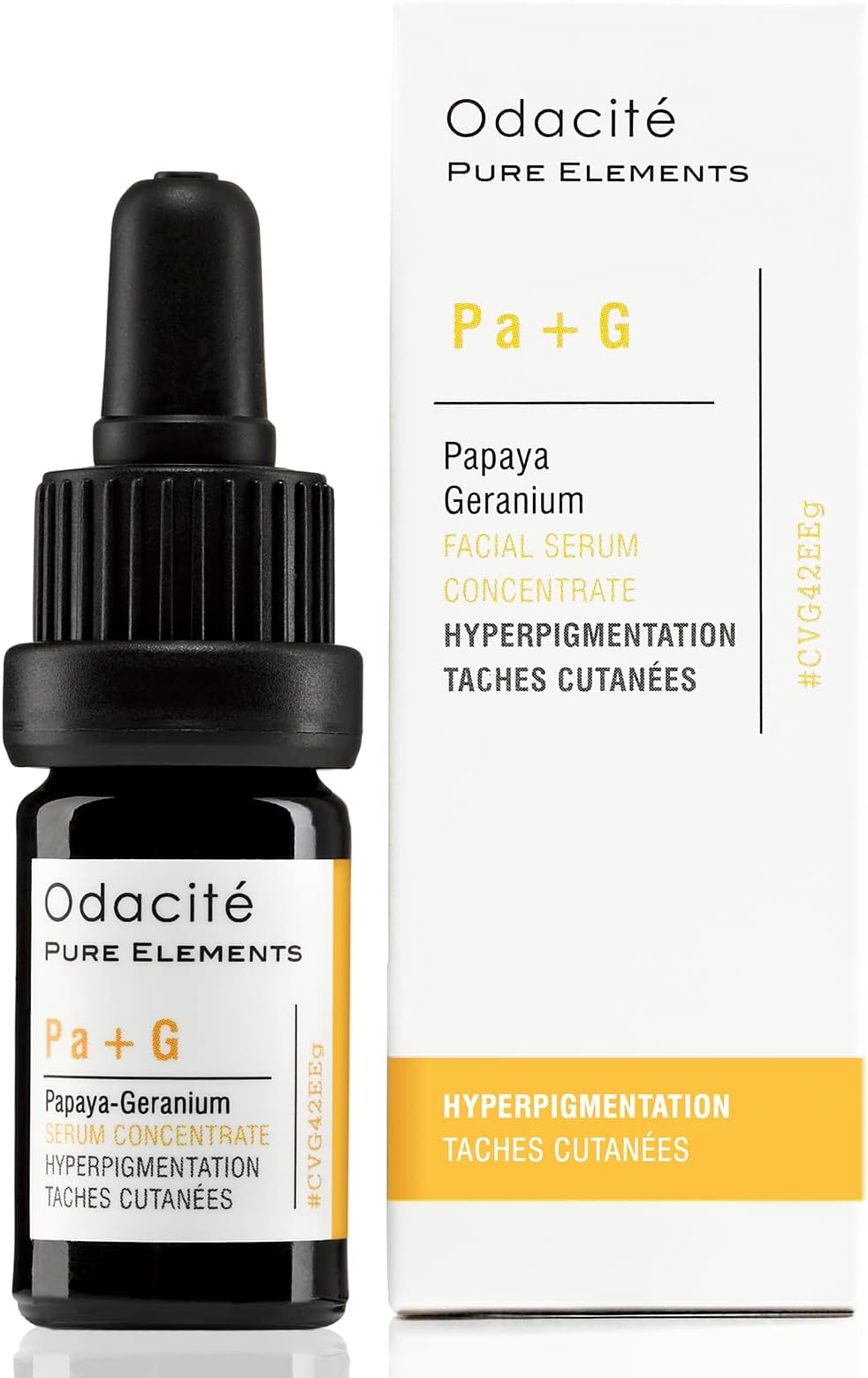 Pa+G - Papaya - Geranium - Dermatologist Recommended All Natural Facial Serum Concentrate - Treat Hyper Skin Pigmentation - Made with Papaya Oil, Geranium Oil and Lemon Oil