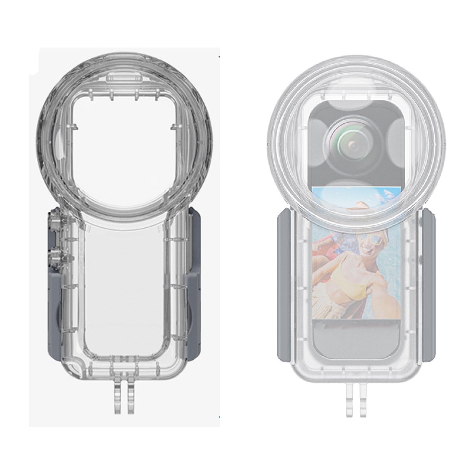 Carcasa impermeable de 50 m para Insta 360 X5, funda de buceo para Insta360 X5, funda de buceo invisible para accesorios de buceo subacuático