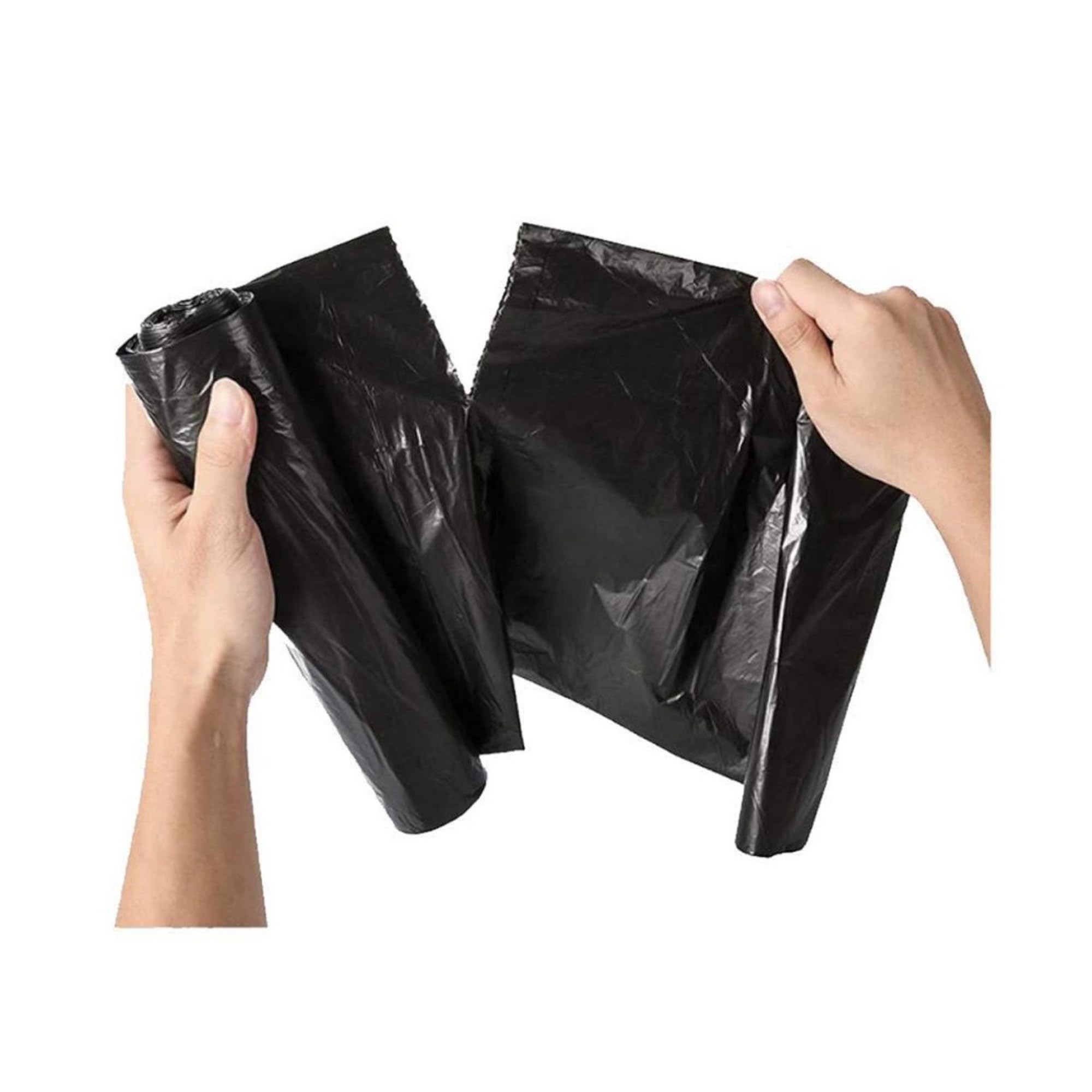 HETOPETO Biodegradable Garbage Bags for Dustbin - Large 17 x 19 Inches | 30 bags per Roll Trash Bag Eco Friendly Garbage Disposal Bags Dustbin Bag | Black (30 Bags) - Image 4 thumbnail