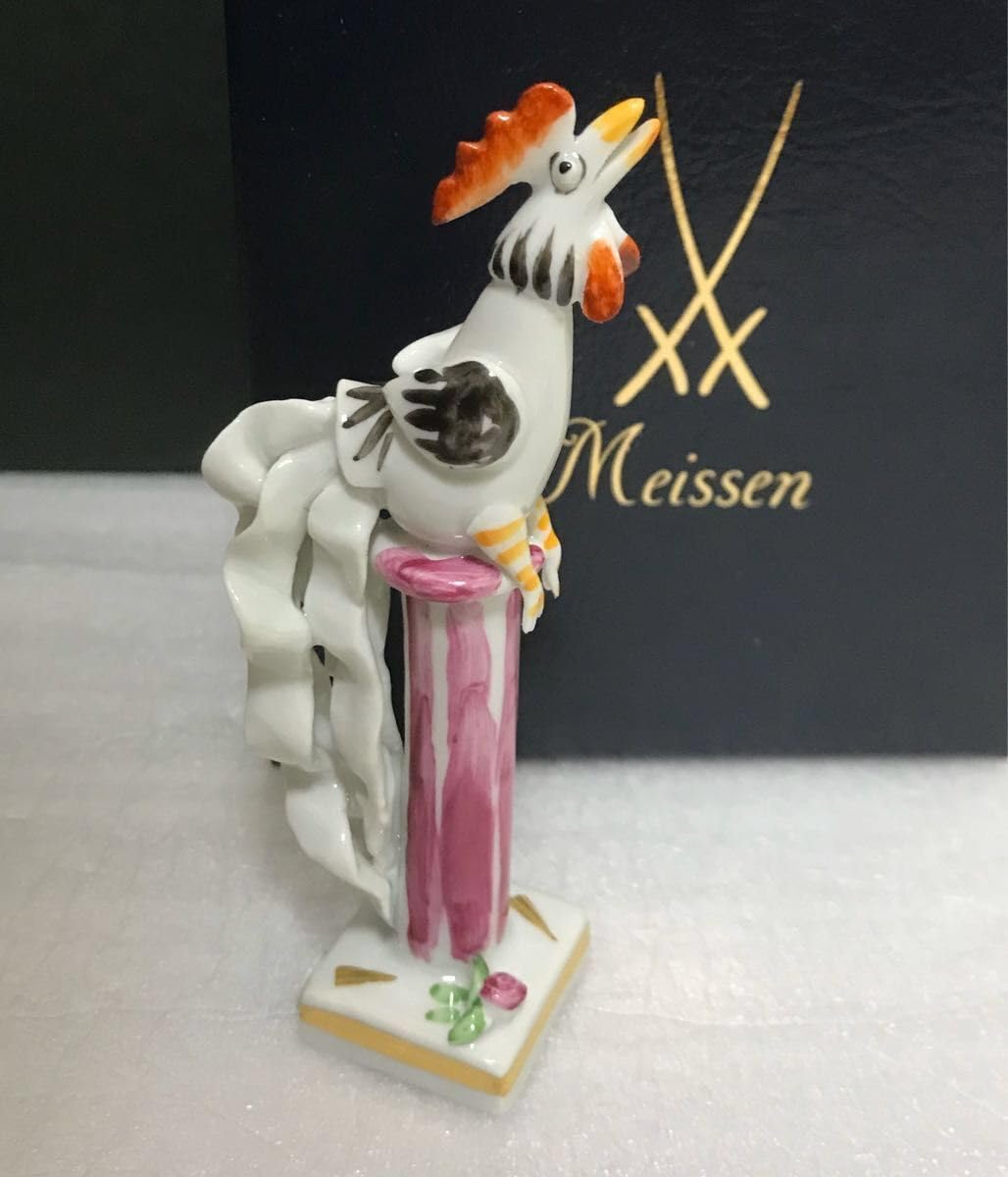 マイセン 鶏 マイセン 鶏 置物