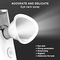 Vista 7 de Dioche Pulverizador de niebla humidificador de ojos secos, máquina hidratante portátil, vapor fresco, rociador de vapor rápido para el cuidado