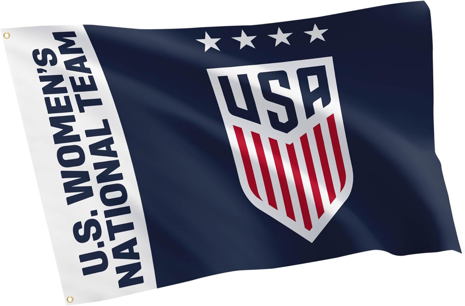 Desert Cactus US Soccer Flag USWNT United States Women's National Team 100% Polyester Indoor Outdoor 3x5 feet Officially Licensed Gear (USA Soccer - H)