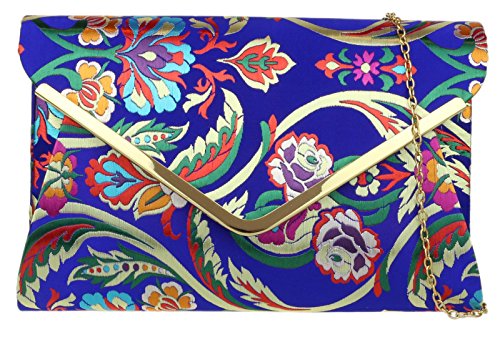 Pochette baroque fleur pour femme Girly Handbags élégante
