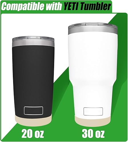Miniatura 9 de Funda de silicona para maletero de vaso YETI de 20 onzas, 30 onzas, protección más segura y menos ruido para taza de café Yeti de 30 onzas y 20