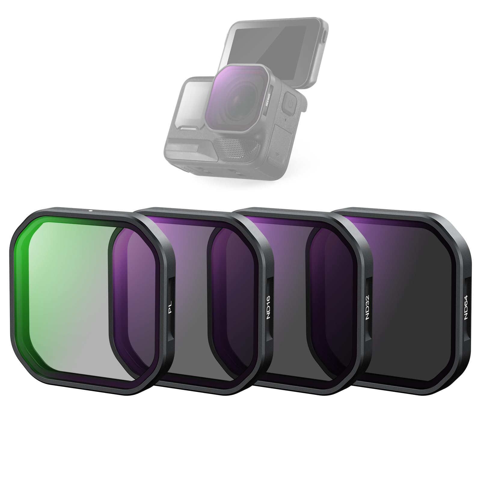 Set Filtri ND Per DJI Flip Drone - ND16, ND64, ND256, CPL - Vetro Ottico HD, Per Foto E Video