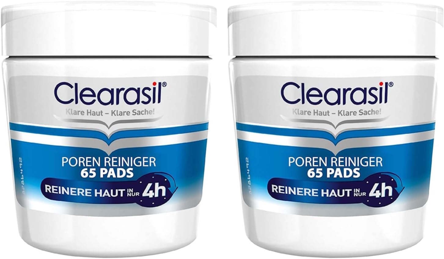 Clearasil poriënreiniger pads, tegen puistjes en onzuiverheden. Porienreiniger pads. 2 Stuk