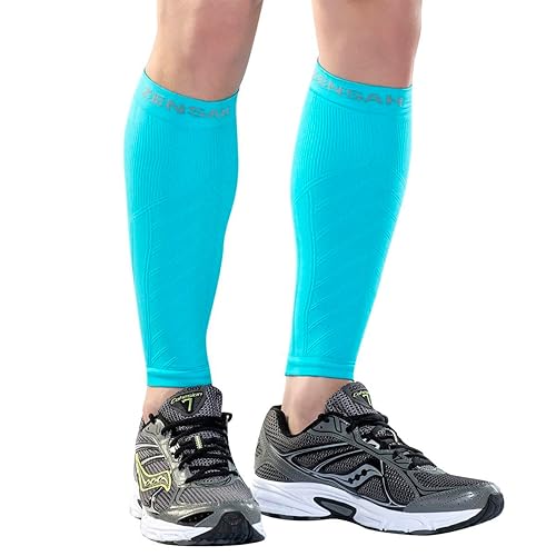 Zensah Running Leg Compression Sleeves - Shin Splint, Calf Compression