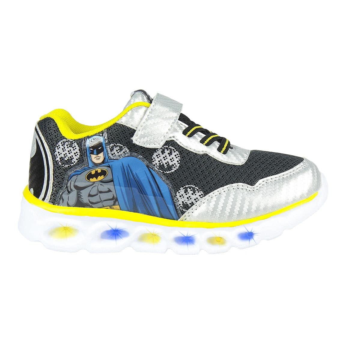 CERDÁ LIFE'S LITTLE MOMENTS Cerdá - Zapatillas Led Batman de Color Negro Zapatillas LED Batman de Color NegroNiños
