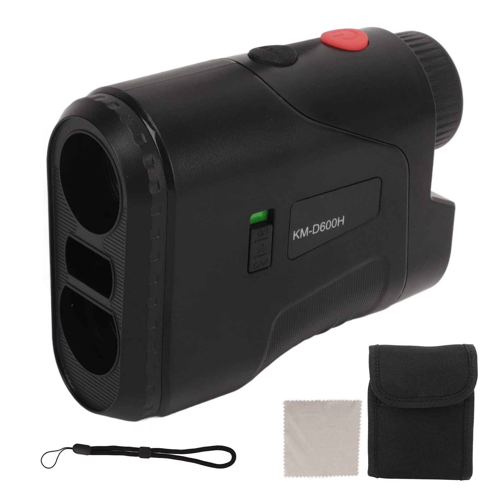 Chrees Telemetro da golf, ad alta precisione, ingrandimento 6,5x, da 5 m a 600 m, con interruttore inclinato, per golf, tiro con l'arco e sport all'aria aperta