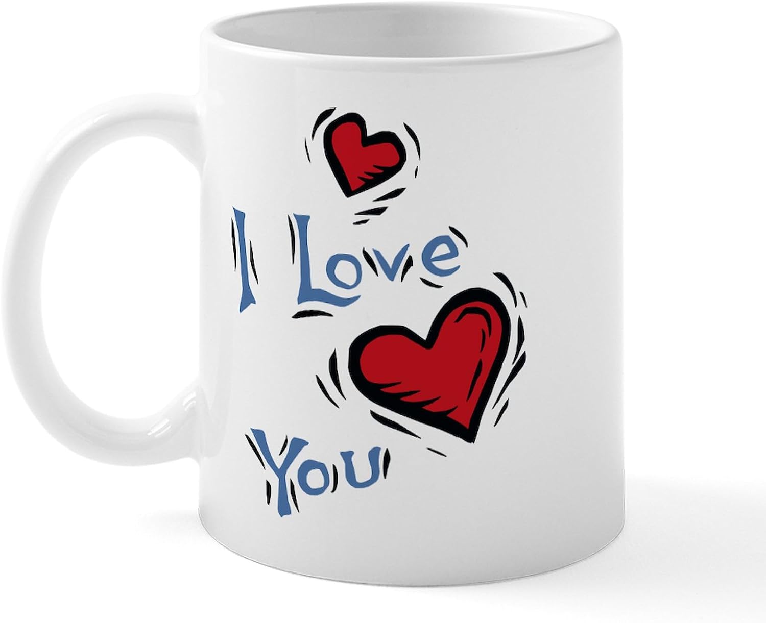 CafePress I Love You This Much Mugs 11 oz (325 ml) Ceramic Coffee Mug