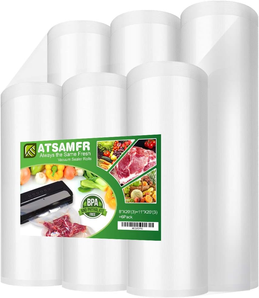 100x Commercial Grade Vacuum Sealer Food Sealing Storage Bags Saver 25x35cm