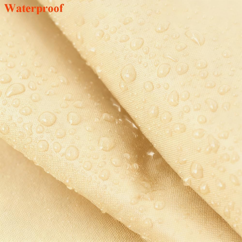 Arcade Basketball Game Cover Waterproof Home Dual Shot Electronic Basketball Arcade Hoop Game Covers for Indoor Outdoor 51x25x80.5in Beige