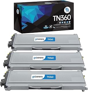 Gotoners 3PK Compatible Brother TN360 TN330 Toner for Brother HL-2140 DCP-7030 DCP-7040 MFC-7840 MFC-7440 MFC-7840W MFC-7840N HL-2170 MFC-7440N HL-2170W TN-330 TN-360