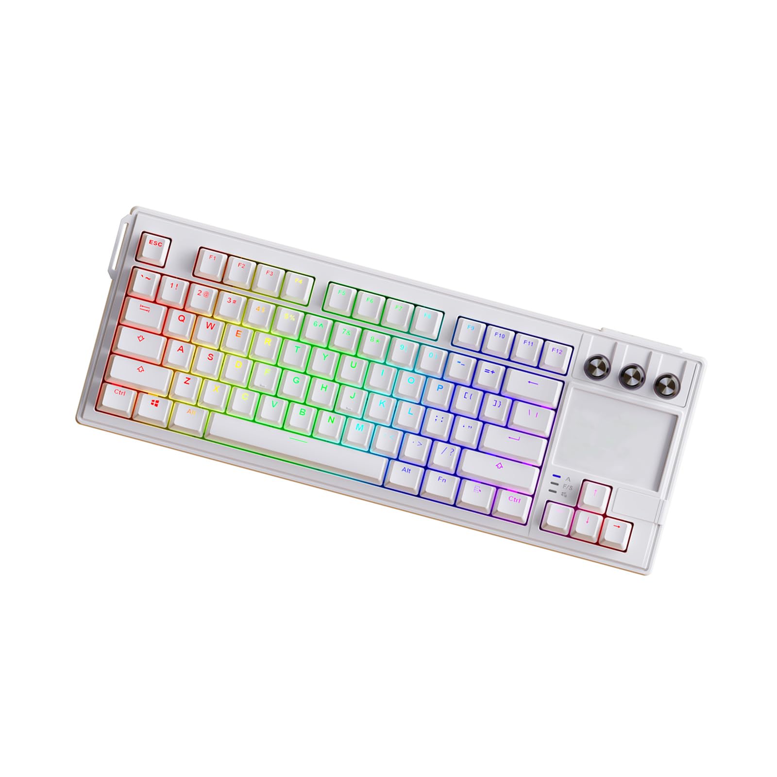 Einfaches LCD Eingabegerät Mit Visueller Anzeige Und Geräuschabsorbierenden Decken Für Eine Konzentrierte Umgebung Stream Kontrolle Mechanisches Tastenset