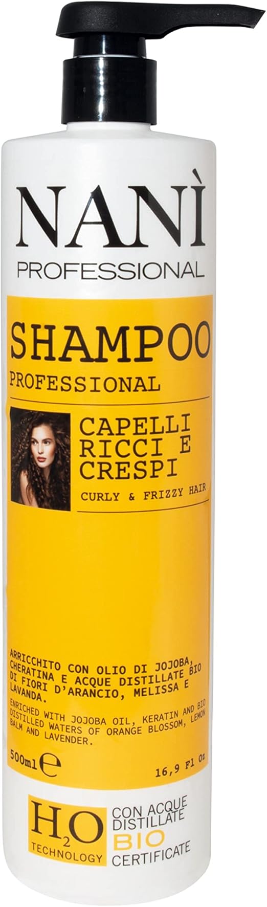 Shampoo Per Capelli Ricci E Crespi Con Acque Distillate Bio 500ml