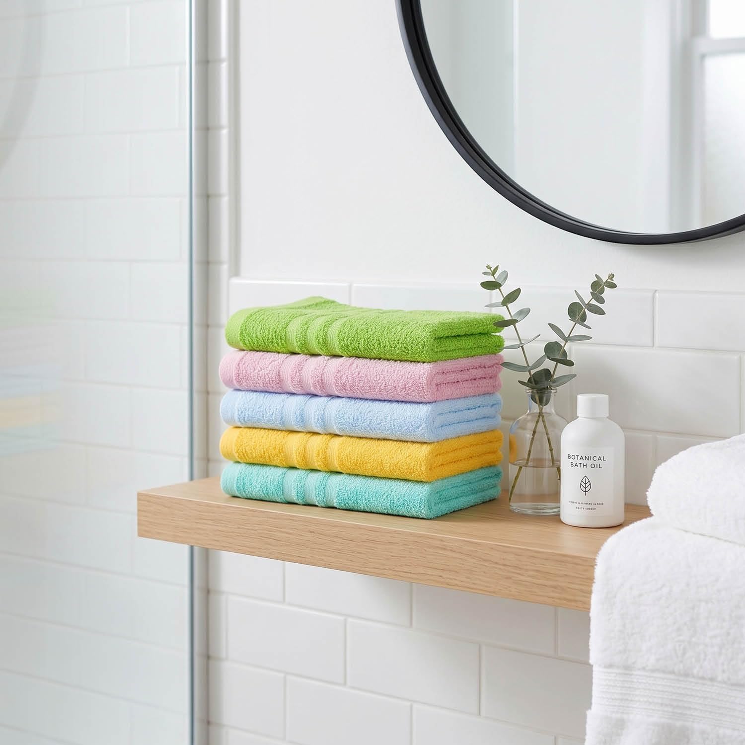com-four® 30 x zestaw 10 myjek 30 cm, 100% bawelna, miekkie i chlonne