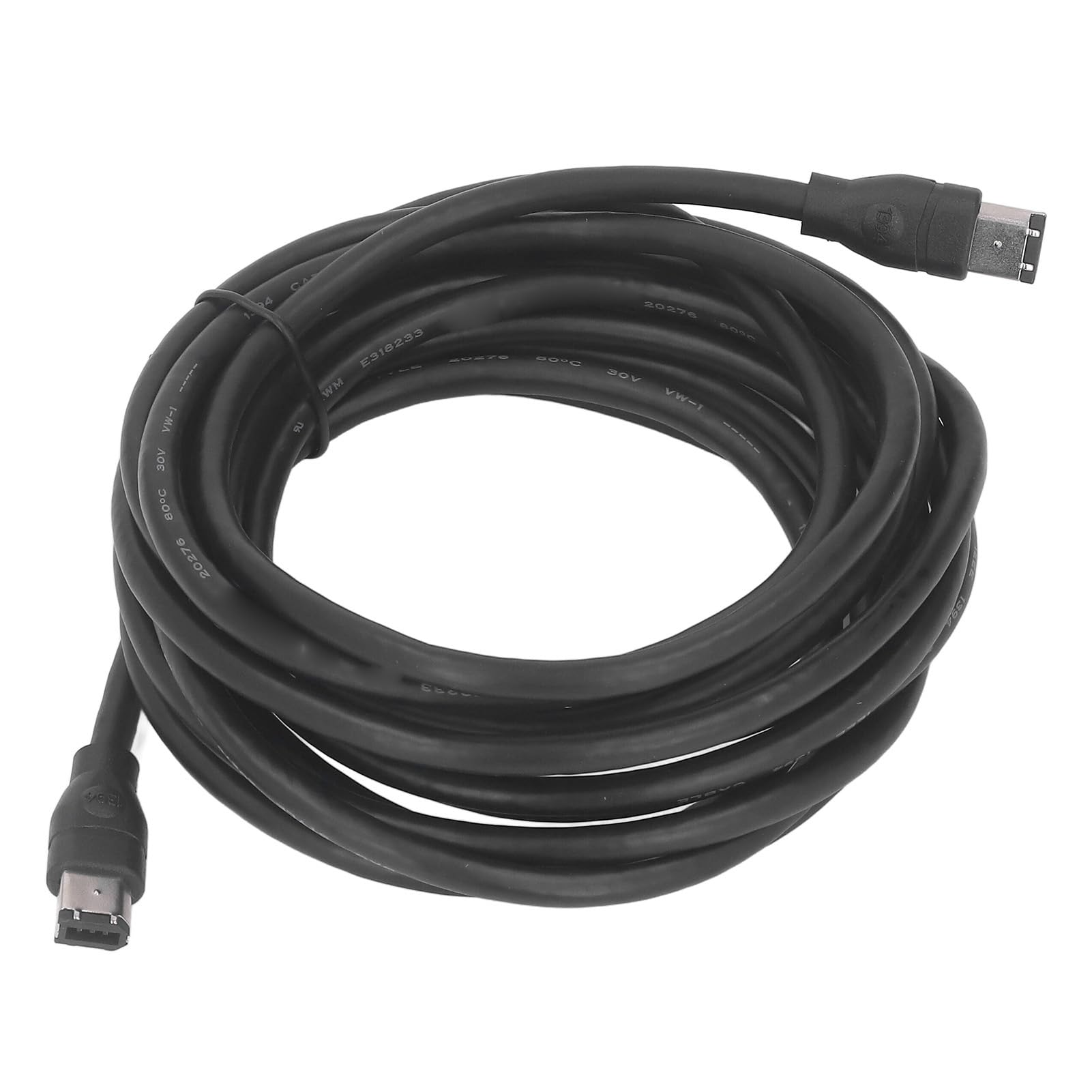 Cuifati Cable Firewire DV, Cable Firewire Premium de Alta Velocidad, 6 Pines Macho a 6 Pines Macho IEEE1394 Cable Firewire para Videocámara Cámara Digital Impresora 14.8 Pies