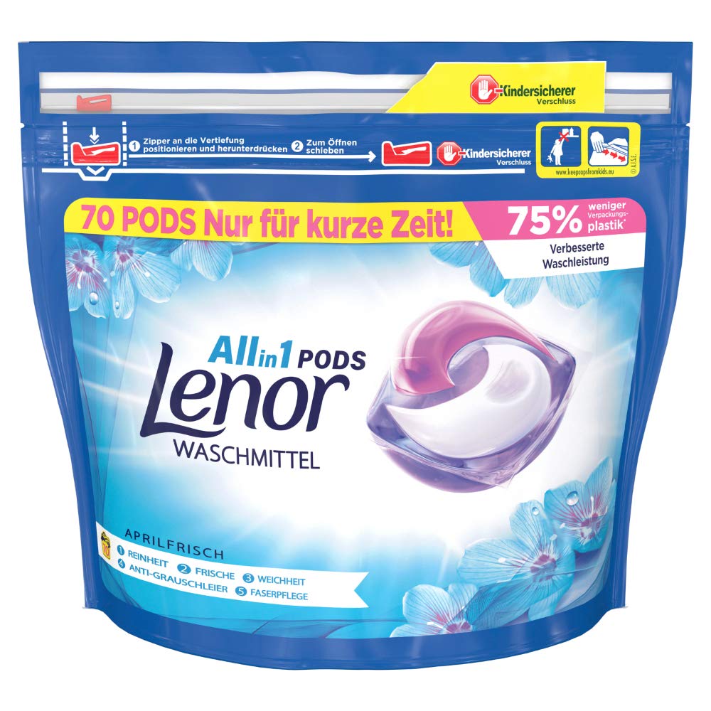 Lenor Allin1 PODS Aprilfrisch, 70 Waschladungen