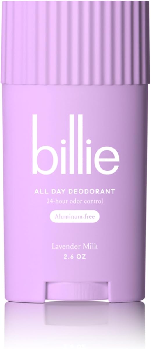 Billie All Day Deodorant for Women, Aluminum Free, Lavender Milk, 2.5 Oz