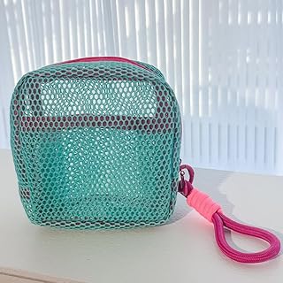 Elegante bolso cosmético ligero de malla, bol...