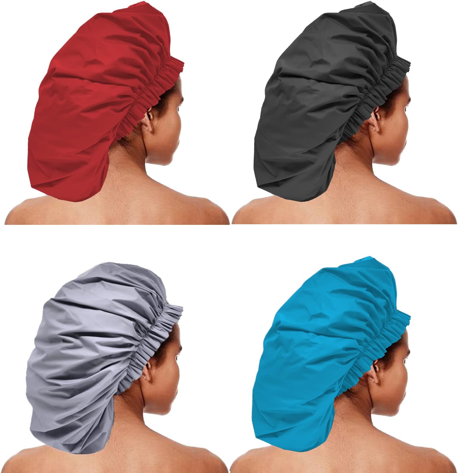 4 pack Jumbo Shower Caps