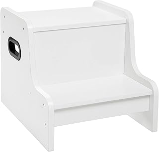 HOOBRO Step Stool for Kids, Two Step Toddler's Stool, Kids Potty Training Stool with Handles, Non-Slip Pads for Safety, Ea... Price In India