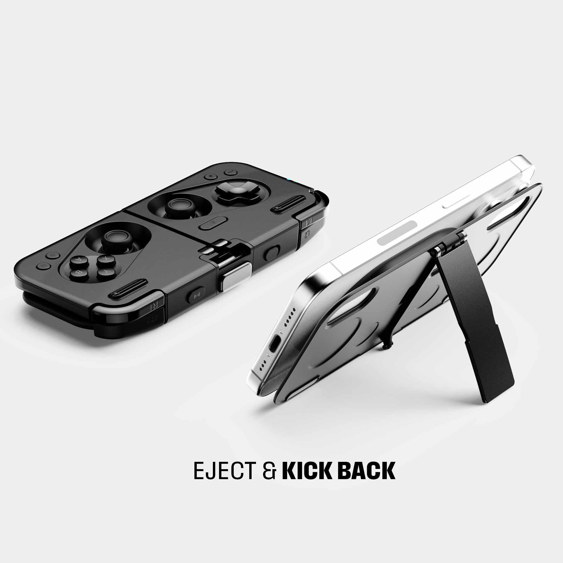 OhSnap MCON 折り畳み式スマホコントローラー MCON Magnetically-Attached Mobile Gaming Controller by Ohsnap