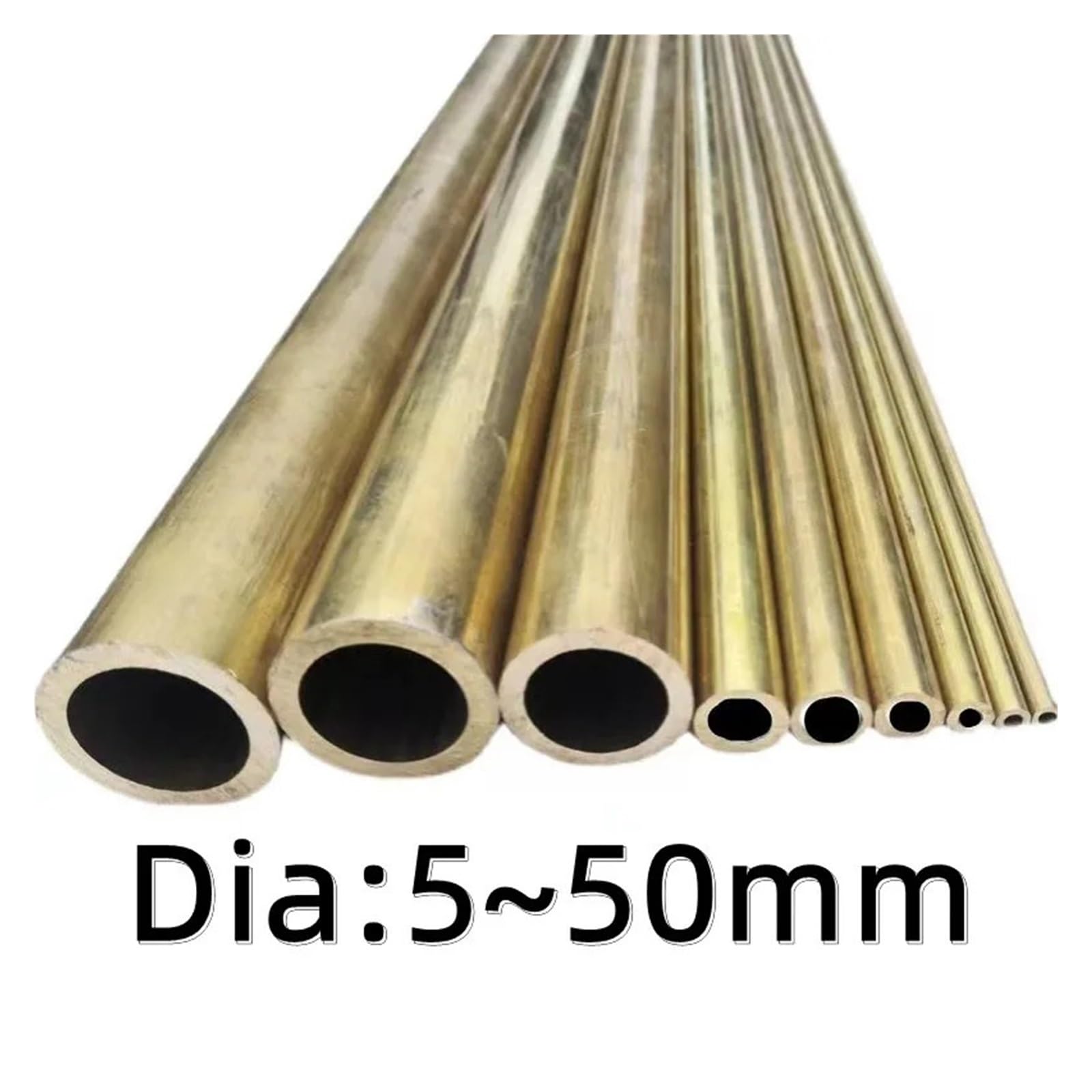 1PC 5/6/8/10/12/14/16/20/25/30/32/35/40/50mm Diametro Tubo In Ottone Parete Spessa Di Rame Modello Grande(24cm,OD 20 x ID 14mm)