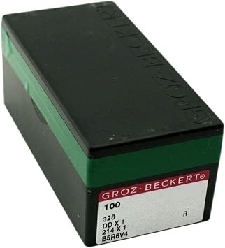 100 Groz-Beckerkt 328, DDX1, 214X1 Industrial Sewing Machine Needles-Size 22