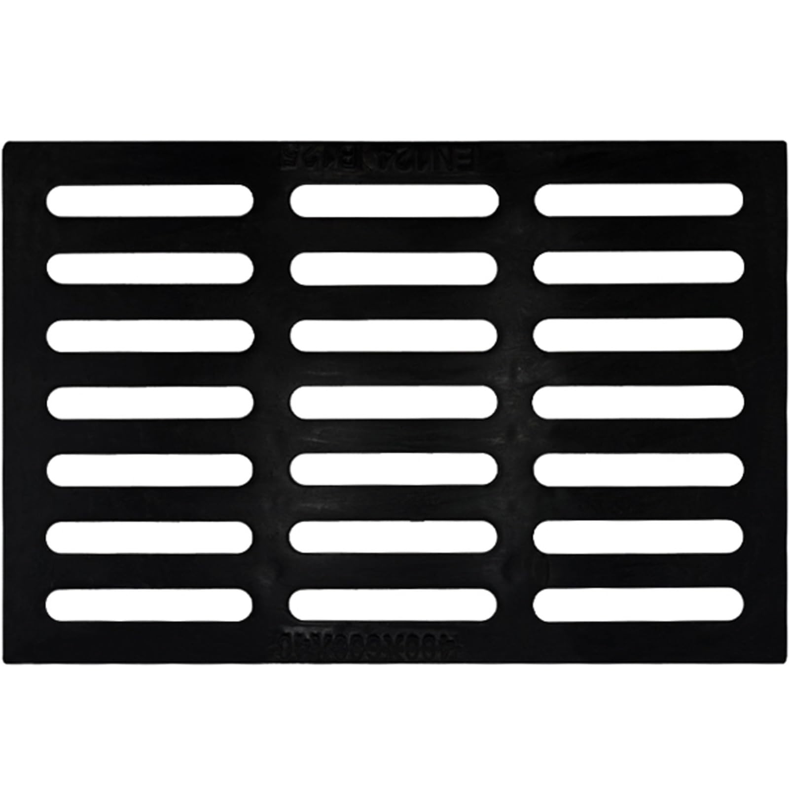 Grille de drainage en fonte robuste 60x40 cm au design haut de gamme