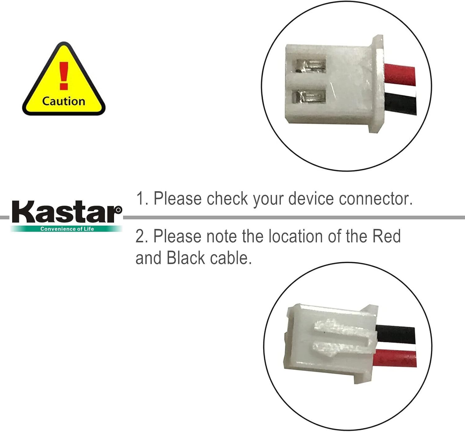Kastar 2-Pack 7.2V 2300mAh Ni-MH Battery Replacement for ADT/Protection One Control Box Battery, JC1P-BH722 Security Control Panel Battery, DANTONA CUSTOM223, 2GIG BATT1X, 2GIG BATT2X Console