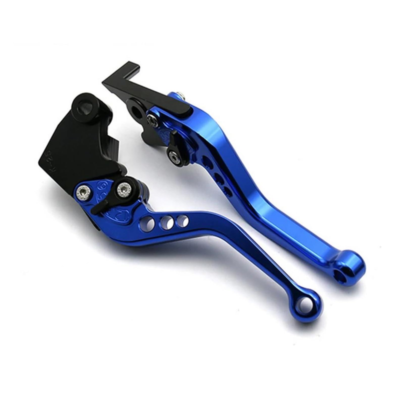 RVEVFBKBAL Adjustable Clutch Brake Levers for Hornet CB599 CB600 CB919 CBR 600 F2 F3 F4 F4i CBR900RR VTX1300 NC700 S/X(Short-Blue)