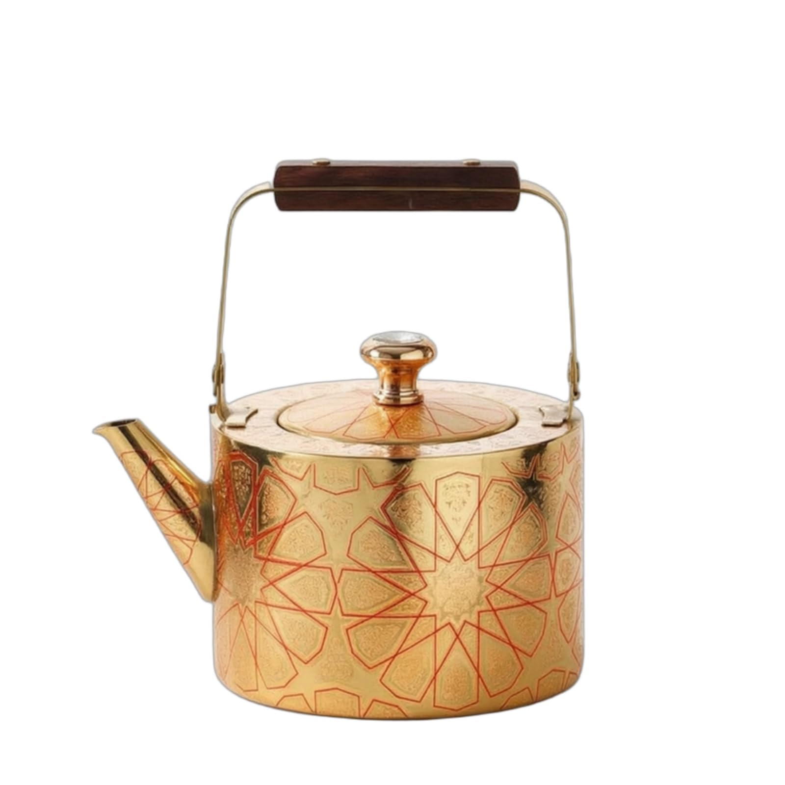 Tetera de Acero Inoxidable Tetera Hervidor Jarra Caldera con Desmontable y Calentamiento Rápido en Estufa Asa Metálica, 1.5L, style to 6